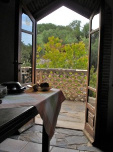 view back kitchen balcony